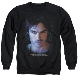 Vampire Diaries, The Damon - Men's Crewneck Sweatshirt Men's Crewneck Sweatshirt The Vampire Diaries   