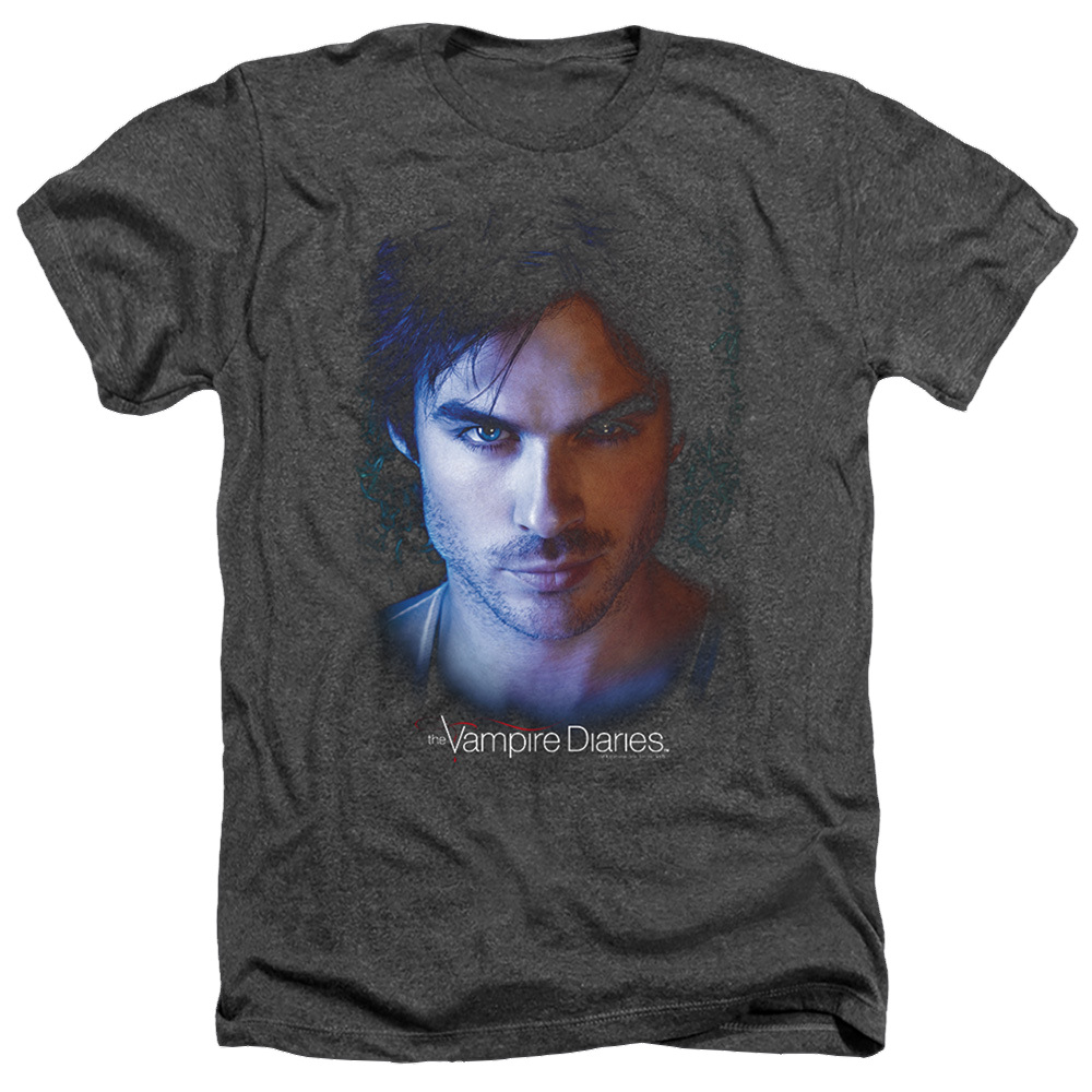 Vampire Diaries, The Damon - Men's Heather T-Shirt Men's Heather T-Shirt The Vampire Diaries   