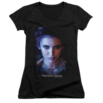 Vampire Diaries, The Elena - Juniors V-Neck T-Shirt Juniors V-Neck T-Shirt The Vampire Diaries   