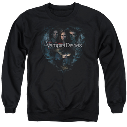 Vampire Diaries, The Hearts Desire - Men's Crewneck Sweatshirt Men's Crewneck Sweatshirt The Vampire Diaries   