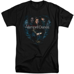 Vampire Diaries, The Hearts Desire - Men's Tall Fit T-Shirt Men's Tall Fit T-Shirt The Vampire Diaries   