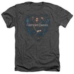 Vampire Diaries, The Hearts Desire - Men's Heather T-Shirt Men's Heather T-Shirt The Vampire Diaries   
