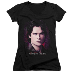 Vampire Diaries, The Compelling - Juniors V-Neck T-Shirt Juniors V-Neck T-Shirt The Vampire Diaries   