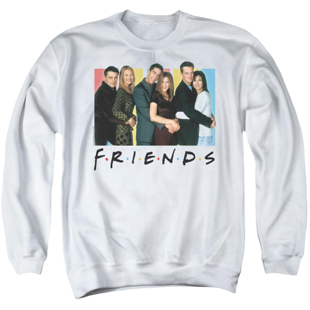 Friends Cast Logo - Men's Crewneck Sweatshirt Men's Crewneck Sweatshirt Friends   