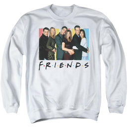 Friends Cast Logo - Men's Crewneck Sweatshirt Men's Crewneck Sweatshirt Friends   