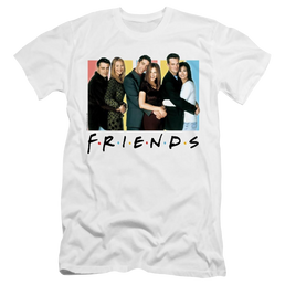 Friends Cast Logo - Men's Premium Slim Fit T-Shirt Men's Premium Slim Fit T-Shirt Friends   