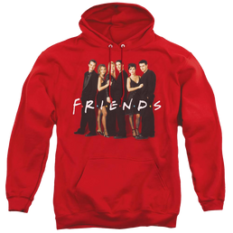 Friends Cast In Black - Pullover Hoodie Pullover Hoodie Friends   