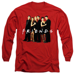 Friends Cast In Black - Men's Long Sleeve T-Shirt Men's Long Sleeve T-Shirt Friends   