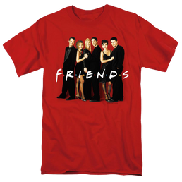 Friends Cast In Black - Men's Regular Fit T-Shirt Men's Regular Fit T-Shirt Friends   
