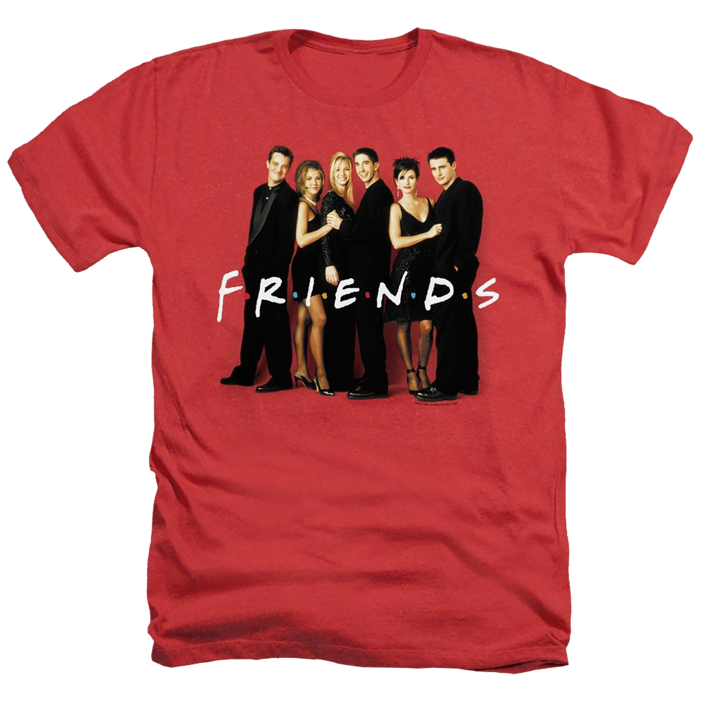 Friends Cast In Black - Men's Heather T-Shirt Men's Heather T-Shirt Friends   