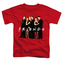 Friends Cast In Black - Toddler T-Shirt Toddler T-Shirt Friends   