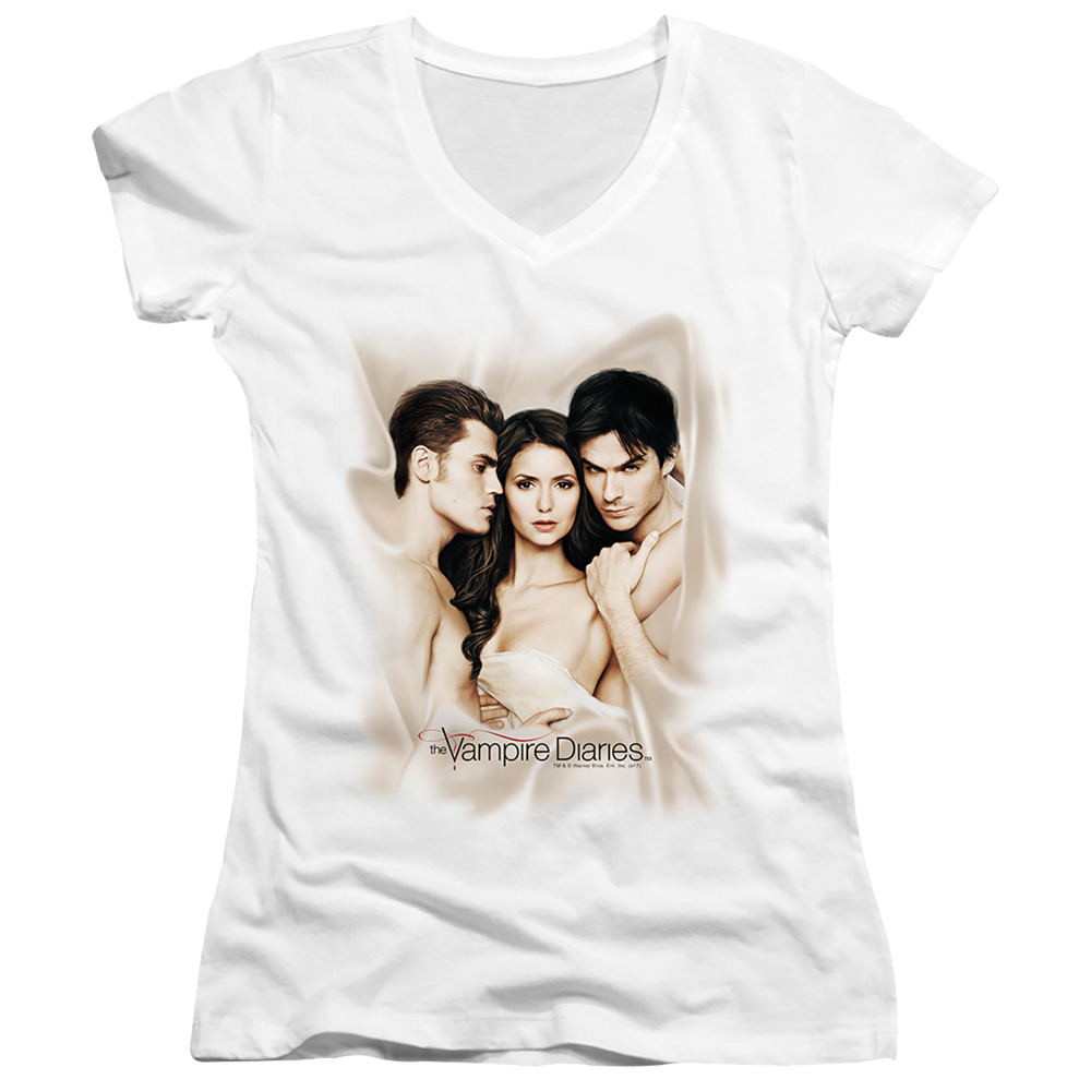 Vampire Diaries, The Bounded - Juniors V-Neck T-Shirt Juniors V-Neck T-Shirt The Vampire Diaries   