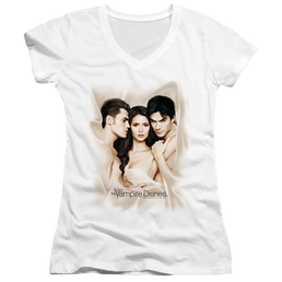 Vampire Diaries, The Bounded - Juniors V-Neck T-Shirt Juniors V-Neck T-Shirt The Vampire Diaries   