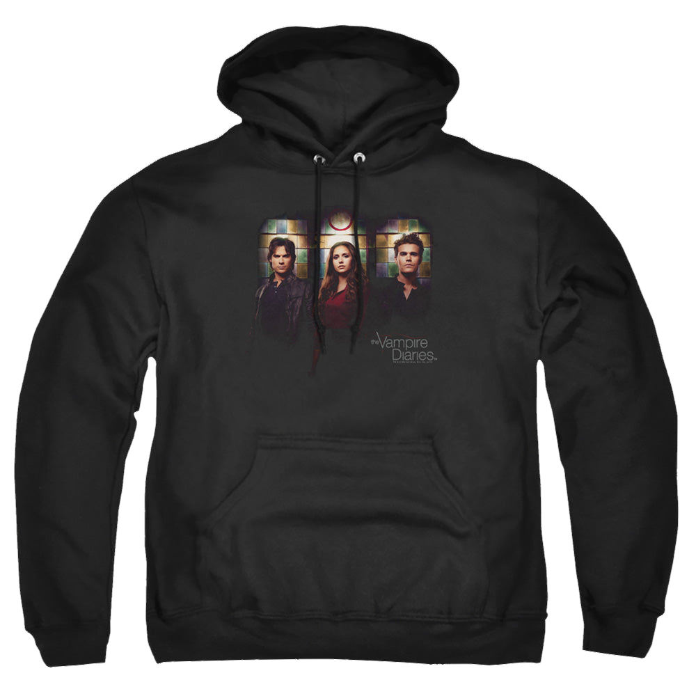 Vampire Diaries, The Stained Windows - Pullover Hoodie Pullover Hoodie The Vampire Diaries   