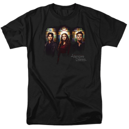 Vampire Diaries, The Stained Windows - Men's Regular Fit T-Shirt Men's Regular Fit T-Shirt The Vampire Diaries   