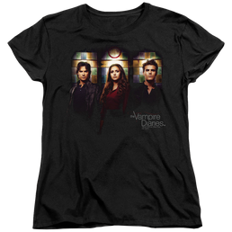 Vampire Diaries, The Stained Windows - Women's T-Shirt Women's T-Shirt The Vampire Diaries   
