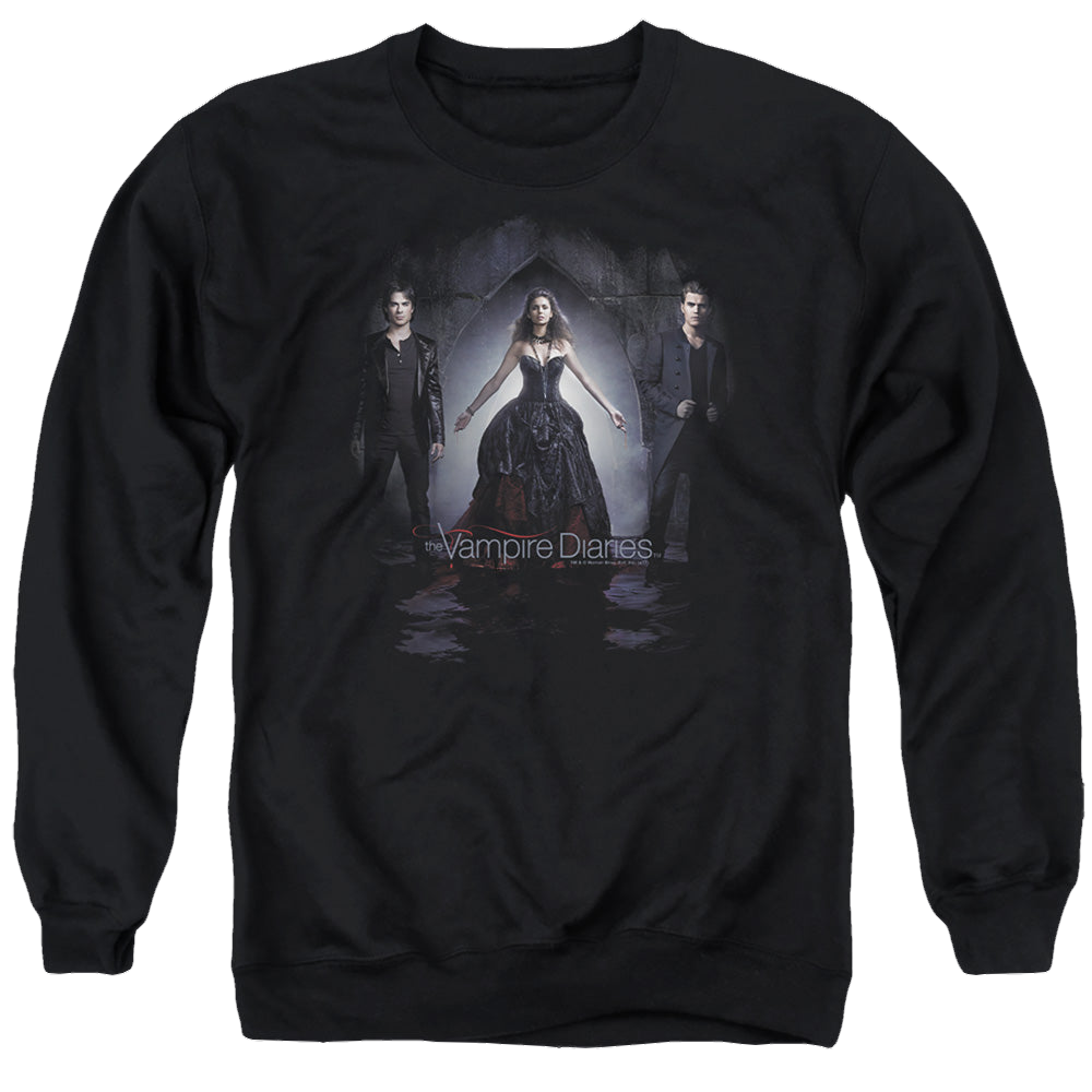 Vampire Diaries, The Bring It On - Men's Crewneck Sweatshirt Men's Crewneck Sweatshirt The Vampire Diaries   