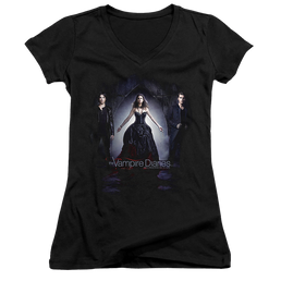 Vampire Diaries, The Bring It On - Juniors V-Neck T-Shirt Juniors V-Neck T-Shirt The Vampire Diaries   