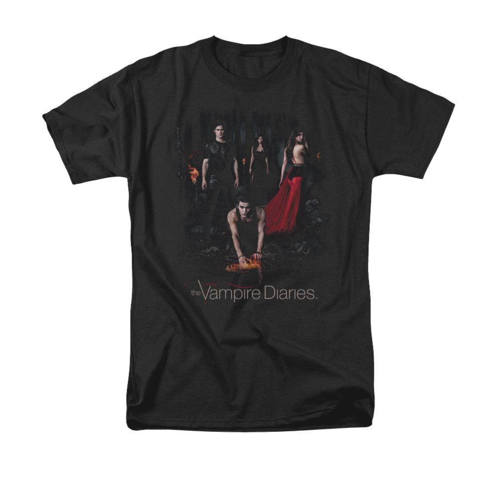 Vampire Diaries, The Fire - Men's Regular Fit T-Shirt Men's Regular Fit T-Shirt The Vampire Diaries   