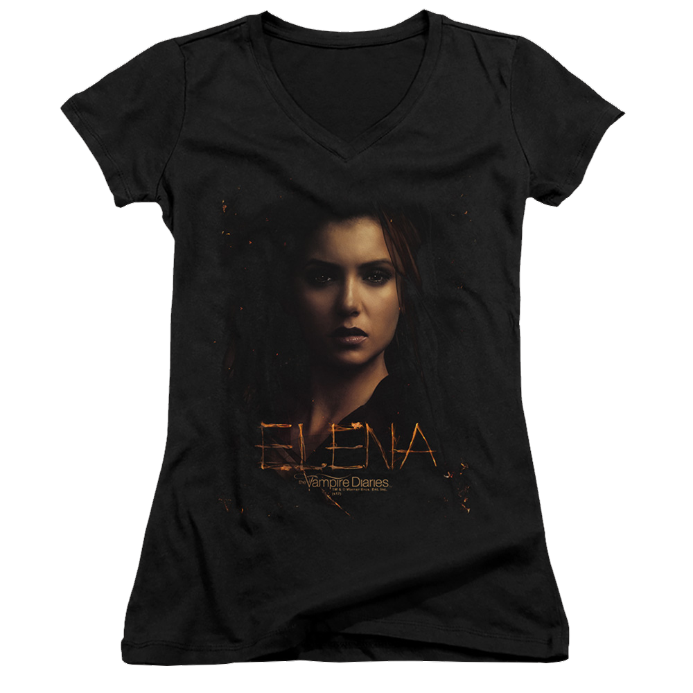 Vampire Diaries, The Elena - Juniors V-Neck T-Shirt Juniors V-Neck T-Shirt The Vampire Diaries   