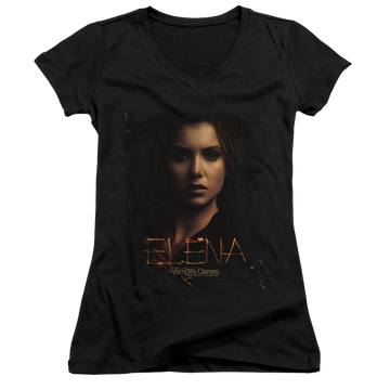 Vampire Diaries, The Elena - Juniors V-Neck T-Shirt Juniors V-Neck T-Shirt The Vampire Diaries   