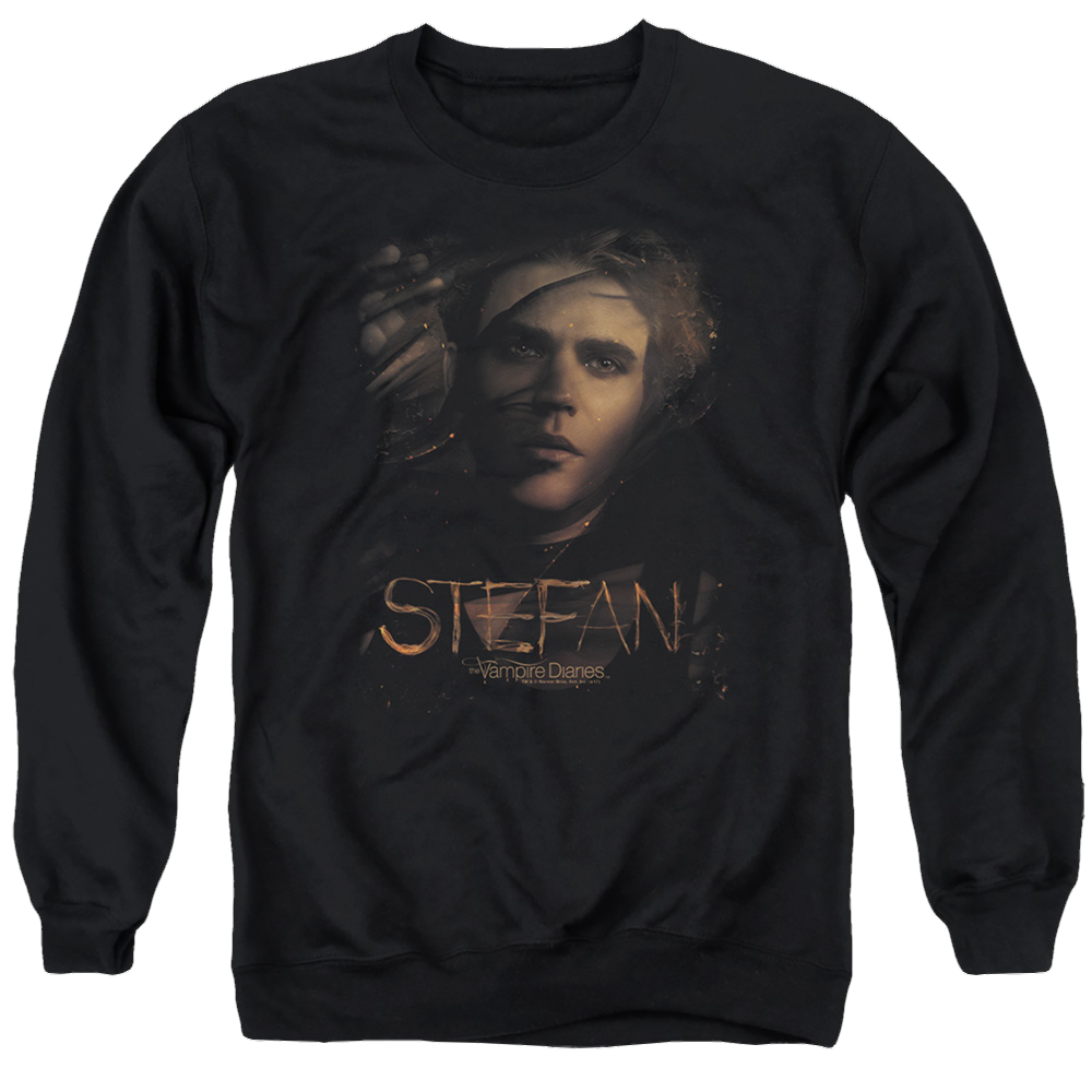 Vampire Diaries, The Stefan Smokey Veil - Men's Crewneck Sweatshirt Men's Crewneck Sweatshirt The Vampire Diaries   