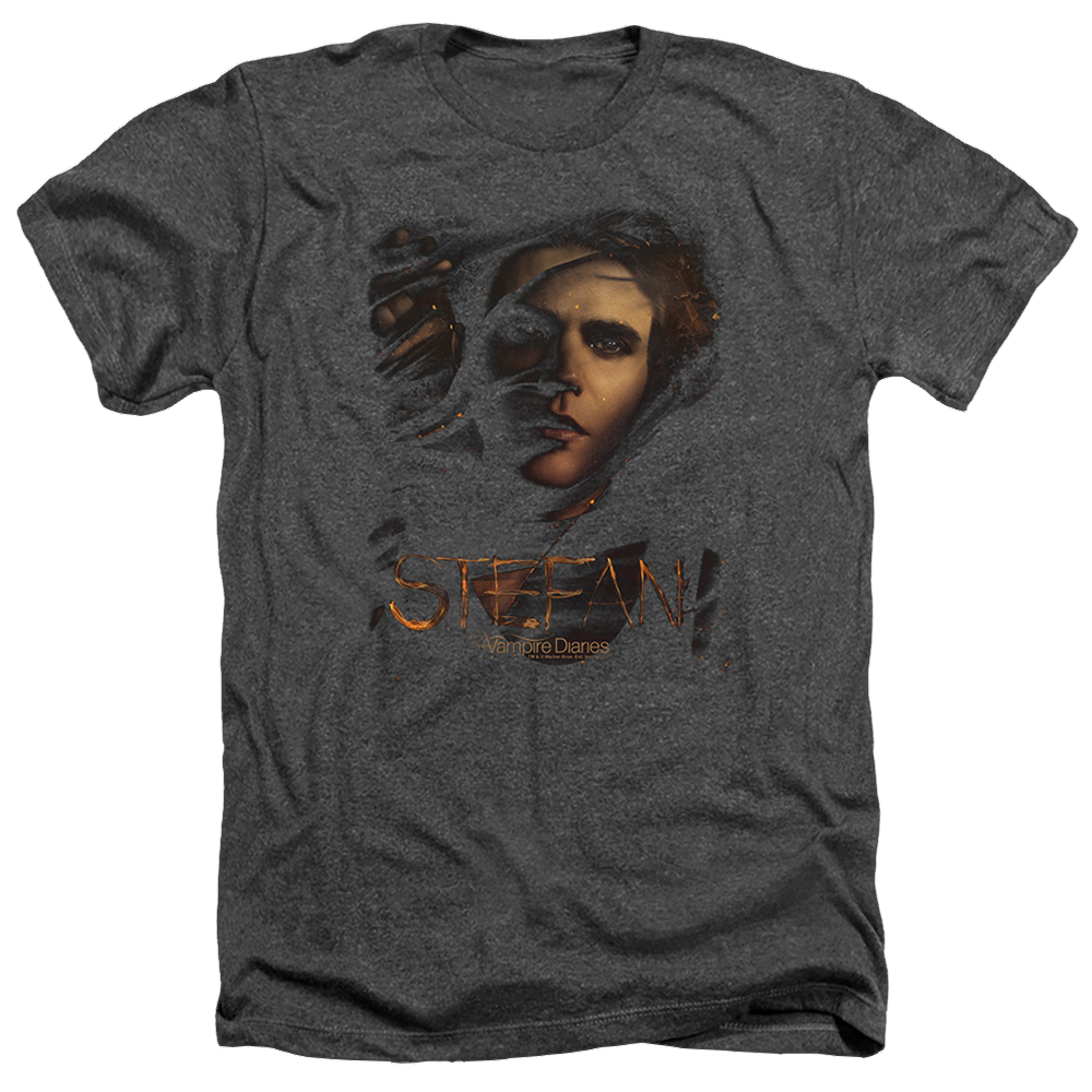 Vampire Diaries, The Stefan Smokey Veil - Men's Heather T-Shirt Men's Heather T-Shirt The Vampire Diaries   