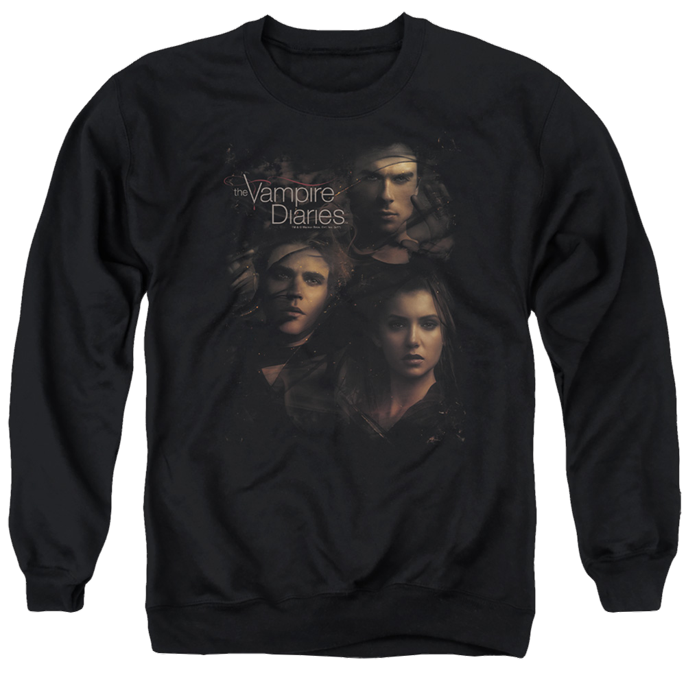 Vampire Diaries, The Smokey Veil - Men's Crewneck Sweatshirt Men's Crewneck Sweatshirt The Vampire Diaries   