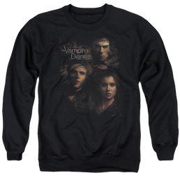 Vampire Diaries, The Smokey Veil - Men's Crewneck Sweatshirt Men's Crewneck Sweatshirt The Vampire Diaries   
