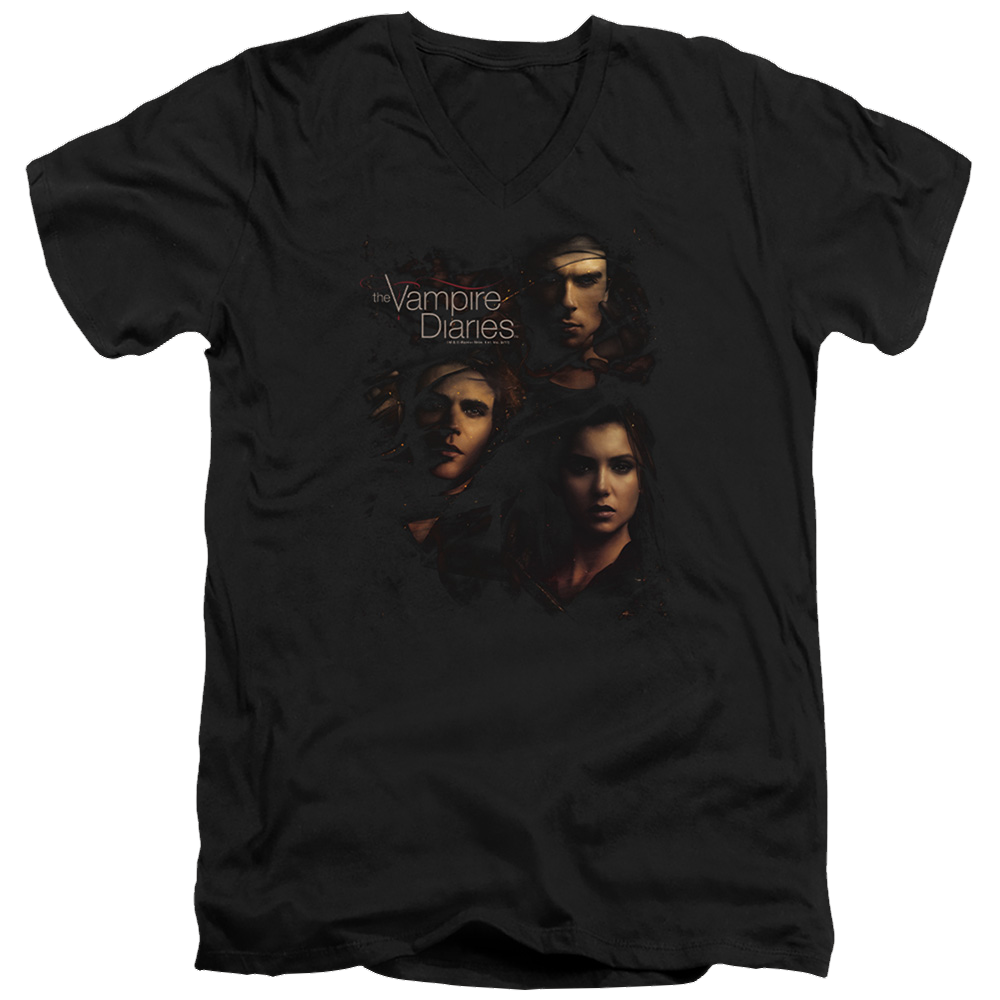 Vampire Diaries, The Smokey Veil - Men's V-Neck T-Shirt Men's V-Neck T-Shirt The Vampire Diaries   