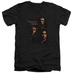 Vampire Diaries, The Smokey Veil - Men's V-Neck T-Shirt Men's V-Neck T-Shirt The Vampire Diaries   