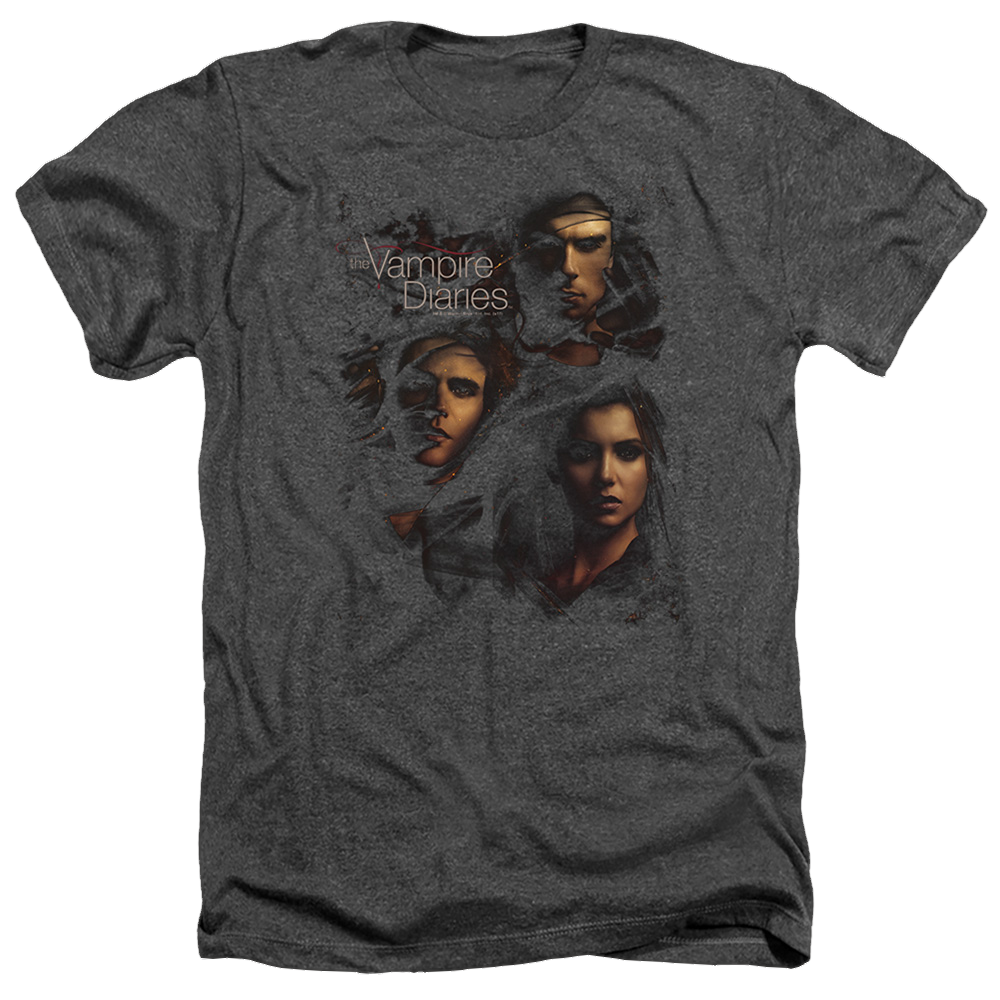 Vampire Diaries, The Smokey Veil - Men's Heather T-Shirt Men's Heather T-Shirt The Vampire Diaries   