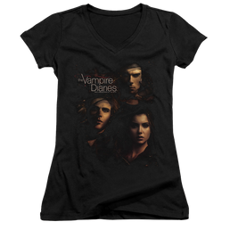 Vampire Diaries, The Smokey Veil - Juniors V-Neck T-Shirt Juniors V-Neck T-Shirt The Vampire Diaries   