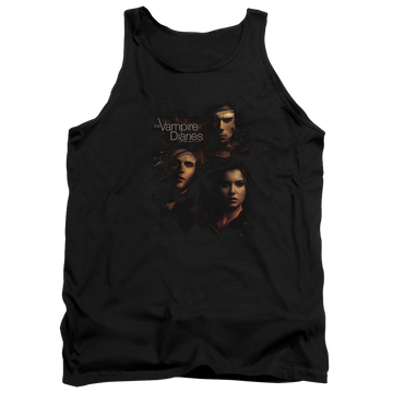 Black men's tank with The Vampire Diaries Smokey Veil graphic