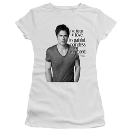 Vampire Diaries, The In Love - Juniors T-Shirt Juniors T-Shirt The Vampire Diaries   