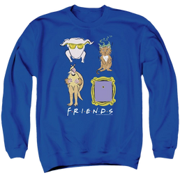 Friends Sybmols - Men's Crewneck Sweatshirt Men's Crewneck Sweatshirt Friends   