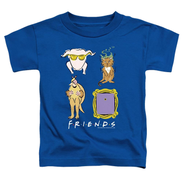 Royal toddler t-shirt with Friends Sybmols graphic