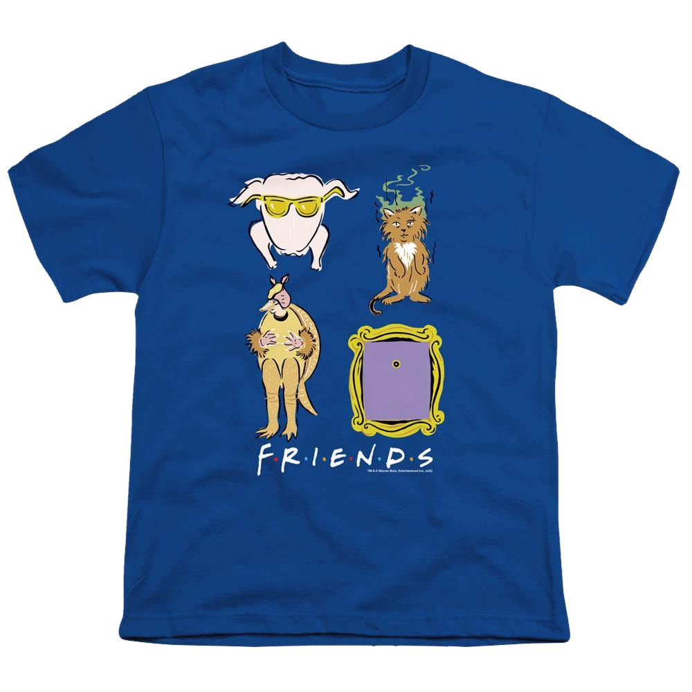 Friends Sybmols - Youth T-Shirt Youth T-Shirt (Ages 8-12) Friends   