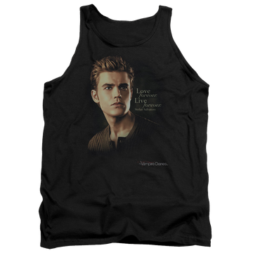 Black men's tank with The Vampire Diaries Forever graphic