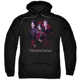 Vampire Diaries, The Company Of Three - Pullover Hoodie Pullover Hoodie The Vampire Diaries   
