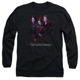 Vampire Diaries, The Company Of Three - Men's Long Sleeve T-Shirt Men's Long Sleeve T-Shirt The Vampire Diaries   