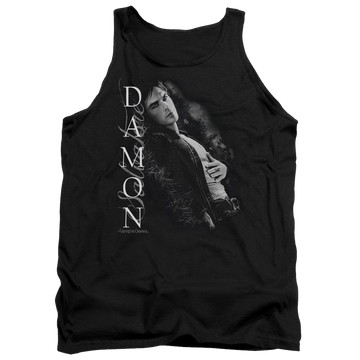 Black men's tank with The Vampire Diaries Besides Me graphic