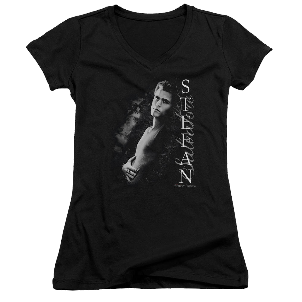 Vampire Diaries, The Next To Me - Juniors V-Neck T-Shirt Juniors V-Neck T-Shirt The Vampire Diaries   