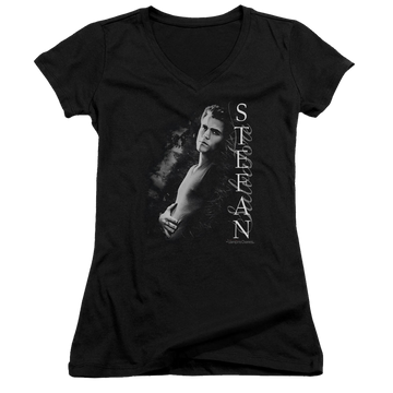 Vampire Diaries, The Next To Me - Juniors V-Neck T-Shirt Juniors V-Neck T-Shirt The Vampire Diaries   