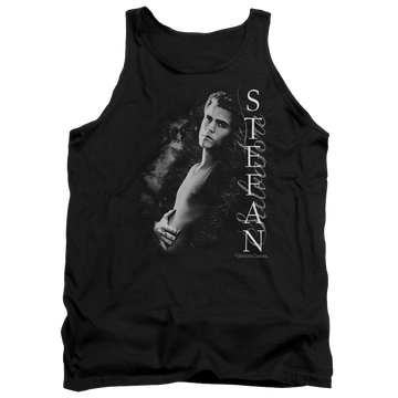Black men's tank with The Vampire Diaries Next To Me graphic
