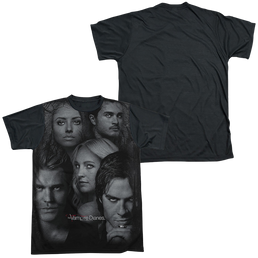 Vampire Diaries, The In The Woods - Men's Black Back T-Shirt Men's Black Back T-Shirt The Vampire Diaries   