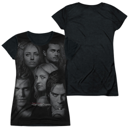 Vampire Diaries, The In The Woods - Juniors Black Back T-Shirt Juniors Black Back T-Shirt The Vampire Diaries   