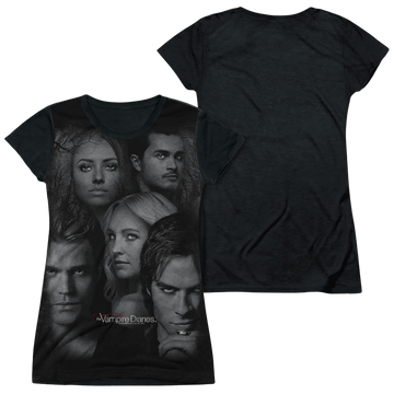 The Vampire Diaries In The Woods juniors black back t-shirt