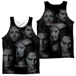 Vampire Diaries, The In The Woods (Front/Back Print) - Men's All Over Print Tank Top Men's All Over Print Tank The Vampire Diaries   