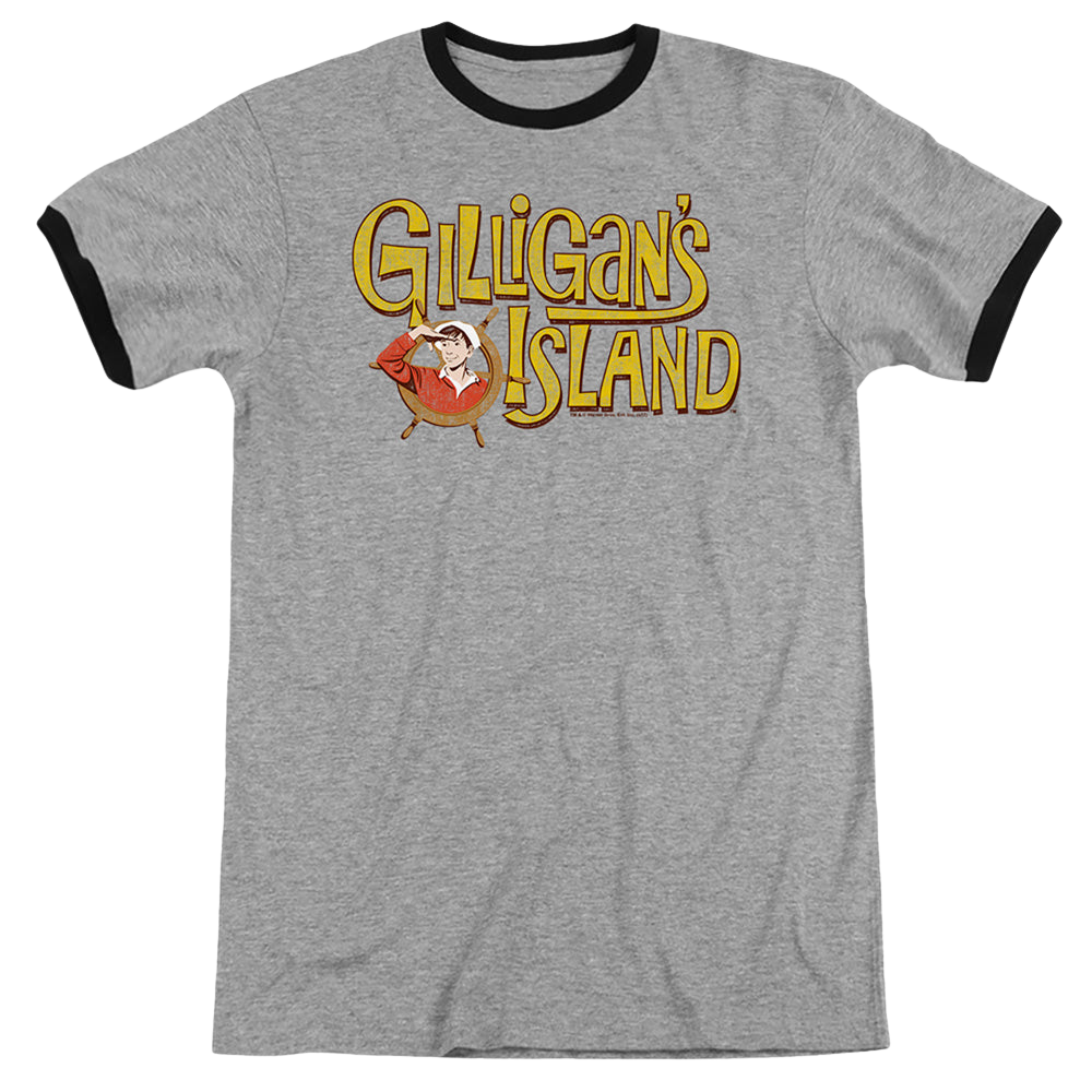 Gilligan's Island Gilligans Logo - Men's Ringer T-Shirt Men's Ringer T-Shirt Gilligan's Island   